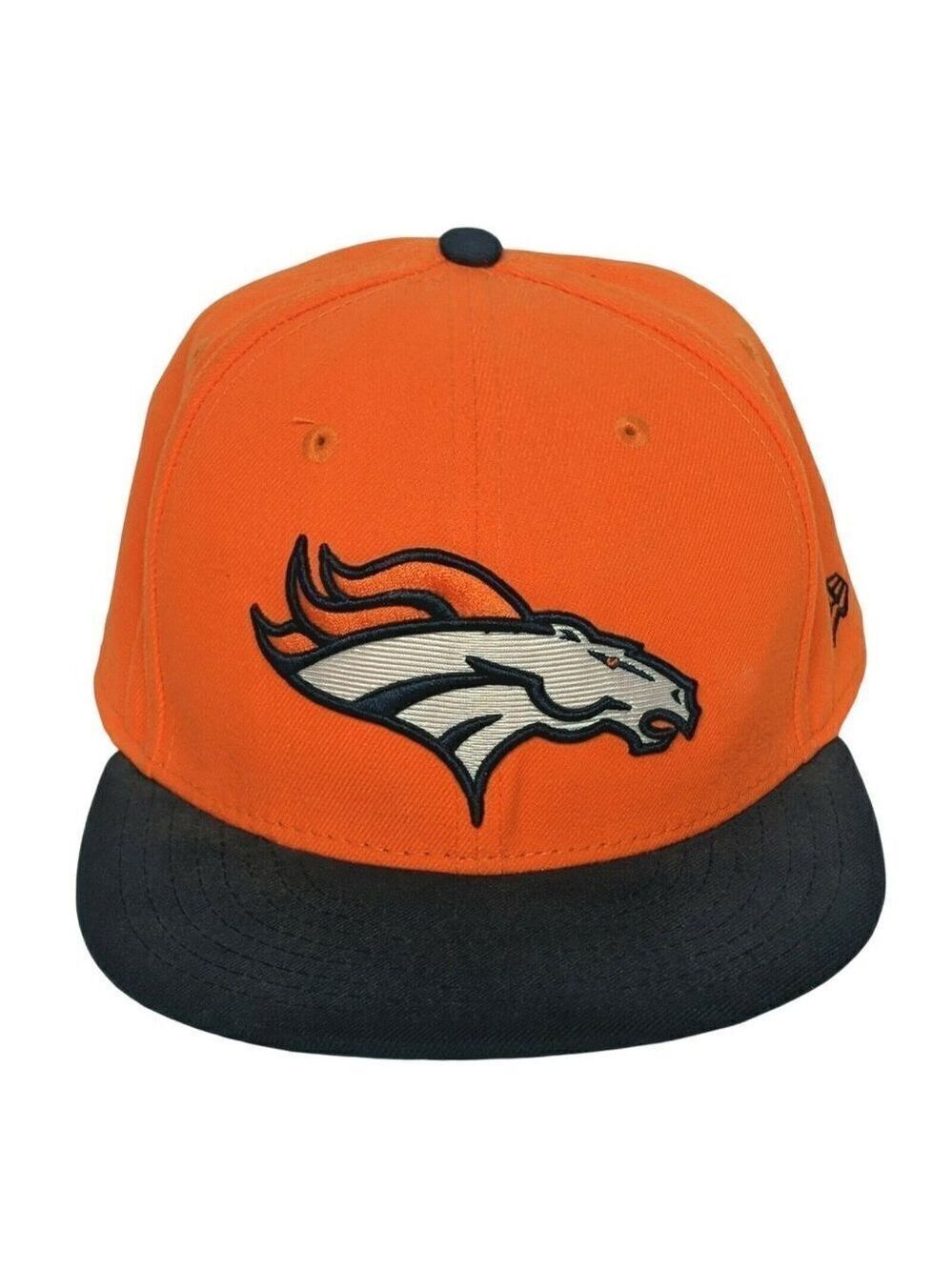 Denver Broncos NFL New Era Fitted Hat Size 7 5/8